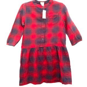 New Girls J.Crew Plaid Dress size 7